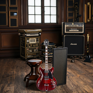 Guitarra Eléctrica <span class=keywords><strong>Jazz</strong></span> de 6 Cuerdas, Cuerpo Hueco, Modelo 335 Personalizada, Envío Rápido, Calidad Superior - Product Image 3