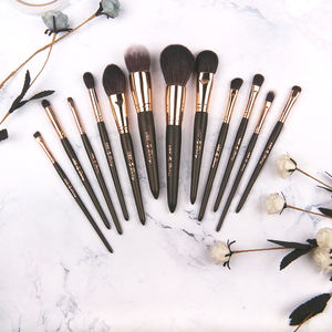 แปรงแต่งหน้าแบบกำหนดเอง โลโก้ ขนแปรงธรรมชาติ ด้ามจับอะลูมิเนียมเคลือบมุก ด้ามจับไม้ 52 ชิ้น ชุดแปรงแต่งหน้าสีโรสโกลด์ - Product Image 6