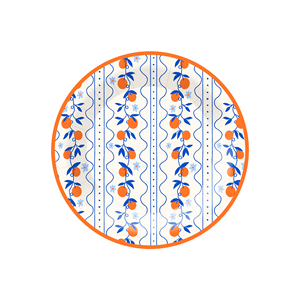 DAMAI - Juego de Vajilla Desechable de Papel con Diseño de Frutas para Fiestas, Plato Floral, Juego de Vajilla Desechable para Picnic - Product Image 4