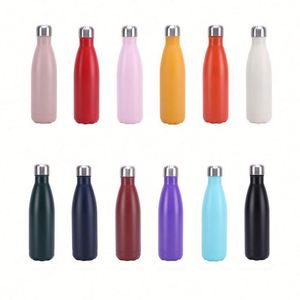 Gobelet isotherme en acier inoxydable 304 en forme de bouteille de cola avec logo personnalisé, bouteille d'eau sport à double paroi, mug réutilisable, cadeau - Product Image 3