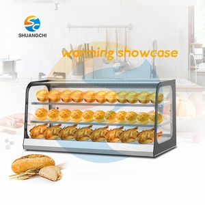 Thương mại thực phẩm ấm hơn tủ điện bảng Top thực phẩm nóng lên Showcase Pie ấm hơn và nóng thực phẩm hiển thị Pastry ấm hơn cho đồ ăn nhẹ - Product Image 3