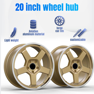 Applicable pour Porsches 718 20 pouces peint roues moyeu <span class=keywords><strong>911</strong></span> 21 pouces champagne or jantes jante moyeu de roue personnalisé - Product Image 3