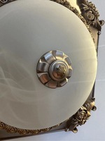 Plafonnier en verre LED moderne Indice de température de couleur IP44 6000K Corps en cristal pour bureau à domicile avec base en plastique Options 12W-24W