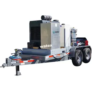 Limpiador de superficies de suelo de agua a presión, máquina de chorro hydro para limpieza de tanques de óxido