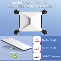 Support de fixation à ventouse pour Starlink Mini, pour fenêtre, toit ouvrant, pare-brise, base à ventouse puissante, support métallique pour voiture, camping-car, bus
