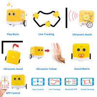 Kidsbits STEM Education 7 + años DIY Kit de coche robot de codificación multiusos para Arduino Robot Car