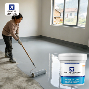 Peinture époxy pour sols à base d'eau, usage domestique, peinture époxy résistante à l'usure, peinture antidérapante pour sols en ciment, fabricants de peinture pour sols en ciment - Product Image 1