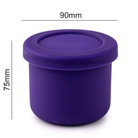 Récipient à bento en silicone Conteneur de stockage alimentaire réutilisable Passe au lave-vaisselle Boîte à bento portable moderne