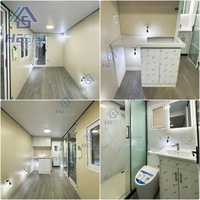 Casa Contenedor Prefabricada Expandible de Construcción Rápida de 40 Pies x 20 Pies, con 1, 2, 3, 4 o 5 Dormitorios, Plegable, Móvil, Tipo Cabaña