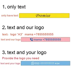 Bracelet en silicone unisexe personnalisable avec <span class=keywords><strong>SOS</strong></span> et ID, numéro de téléphone imprimé décalé, pour cadeaux DIY - Product Image 3