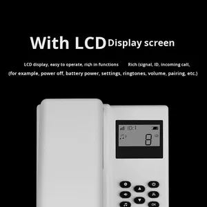 VIDEW Drahtlose Gegensprechanlage mit 7-Zoll-Touchscreen für Büro- und Hotelnutzung Zwei-Wege-Audio-Türsprechanlage Batteriebetriebener Sekretär-Pager - Product Image 4