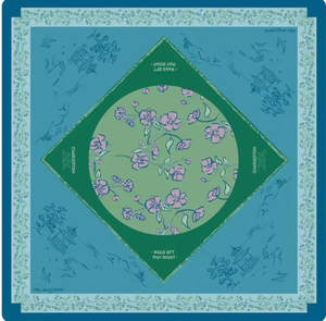 Tapete de Mahjong Aqua con Diseño Cheeky Birdie, Tapete de Neopreno Plegable de Lujo para Mahjong Americano - Product Image 4