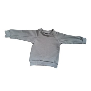 Conjuntos de Ropa para Bebé Color Azul Polvoriento, Conjunto de Suéter y Pantalones Cortos, Ropa para Niños Pequeños, Conjuntos de Sudaderas de Felpa Francesa de Algodón - Product Image 5