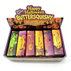 Jouet Squishy en forme de bâton de beurre à remontée lente pour Halloween, emballage individuel, jouet anti-stress à presser en forme de barre - Product Image 2