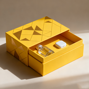 Biểu tượng tùy chỉnh giấy bóng hộp các tông mạnh mẽ với bìa trong suốt để hiển thị quà tặng trong một bộ Hộp quà tặng - Product Image 3