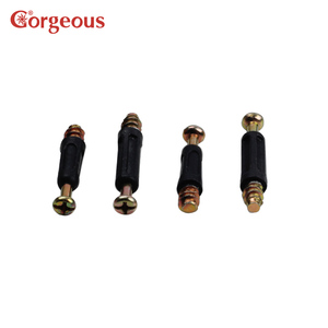 Fixation de serrure de caméra à vis, pièces, magnifique, boulon de verrouillage pour meubles, cheville - Product Image 3