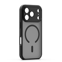 Coque de téléphone antichoc mate translucide avec chargement sans fil magnétique en TPU et PC pour iPhone 17 Pro Max 16 15 14