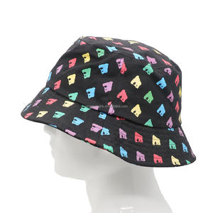 Sombrero de Pescador Casual de Velour Unisex con Protección Solar Impermeable y Estampado Colorido, para Ciclismo, Senderismo y Fiestas - Product Image 2