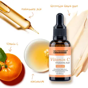 Natürliches Make-up Hautpflege Gesicht Anti-Aging White ning Private Label Großhandel White ning Vitamin C Serum