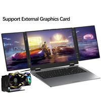 Écran triple affichage Portable ordinateurs portables à 3 écrans PC I7-1260P processeur Wi-Fi 6 BT 5.2 LAN 1 To 2 To 4 To ordinateur portable