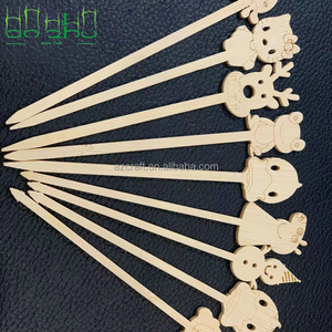Mini <span class=keywords><strong>pinchos</strong></span> para <span class=keywords><strong>pinchos</strong></span> de frutas diseño personalizado disponible <span class=keywords><strong>pinchos</strong></span> de animales lindos de Bambú - Product Image 4