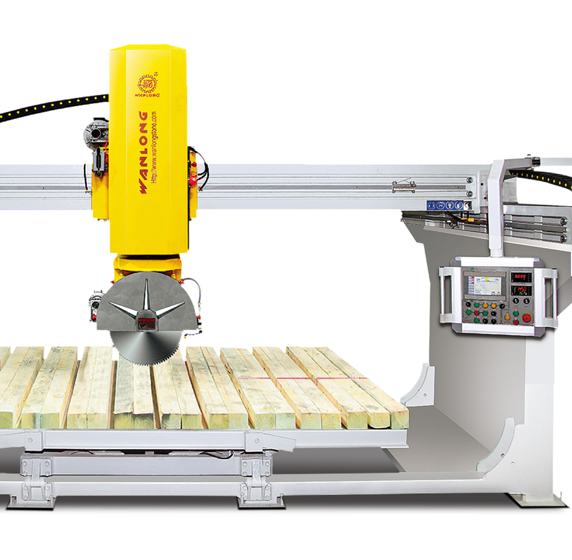 CNC подвижный камень лазерной резки пила для резки камня YTQQ-600/650 для обработки мрамора гранита тумба с поворот головы