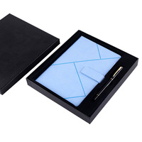 Cahier, notes de bureau, en cuir, personnalisé, avec porte-stylo, pour journal intime, vente en gros