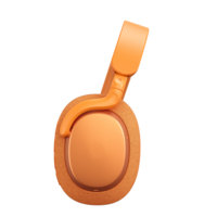 Audífonos Over-Ear Color Naranja Quemado, Diseño de Tela Premium, Llamadas Nítidas, Cancelación de Ruido Activa (ANC) para Trabajo Remoto