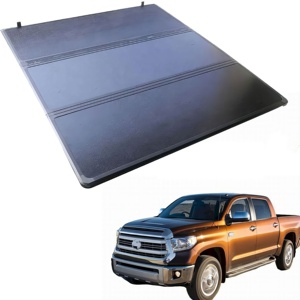 Accesorio de Cubierta para Batea de Pickup, Tapa Dura Plegable de Tres Secciones para Toyota Tacoma Tundra Hilux 2018-2020 2021 <span class=keywords><strong>2022</strong></span> 2023-2025 - Product Image 2