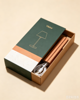 Boîte d'emballage en carton ondulé personnalisée pour cuillères et fourchettes, boîte vide pour ensemble de vaisselle, boîte de rangement pour ensemble de couteaux de cuisine
