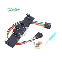 Modules de détection photoélectriques numériques à 5 canaux pour suivi de ligne, capteur de niveaux de gris, électronique intelligente