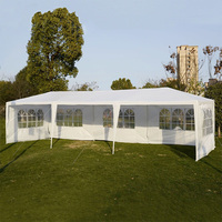 Tente pliante extensible d'extérieur pour grands salons professionnels d'hiver, 10x10ft, en tissu Oxford 420D/600D, avec structure en aluminium/acier, hexagonale, extensible
