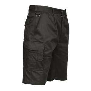 PORTWEST - S790BKRS <b>Combat</b> black shorts - EAN 5036108262458 <b>WORK</b> <b>TROUSERS</b> <b>WORK</b> SHORTS - Product Image 1