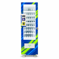 Distributeur automatique de snacks 27-36 sélections, distributeur à spirale, écran LCD défilant, SDK, gestion par carte de crédit/jeton, gestion basée sur le cloud
