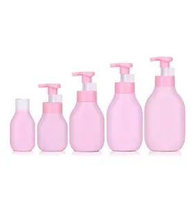 批发可爱粉色婴儿洗发水护发素瓶自有品牌洗发水瓶装儿童/儿童