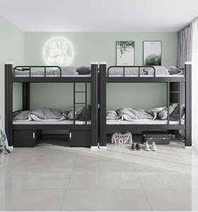 Estructura <span class=keywords><strong>de</strong></span> Cama Litera Doble Resistente y Moderna, Venta al por Mayor <span class=keywords><strong>de</strong></span> Fábrica, Convertible, Extensible, Plegable, <span class=keywords><strong>para</strong></span> Uso en el Hogar y Hoteles, Tamaño Individual - Product Image 2