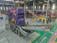 Concasseur à marteaux mobile pour ferraille métallique, pour carrosseries de voitures, blocs moteur, tôles d'acier et ferraille