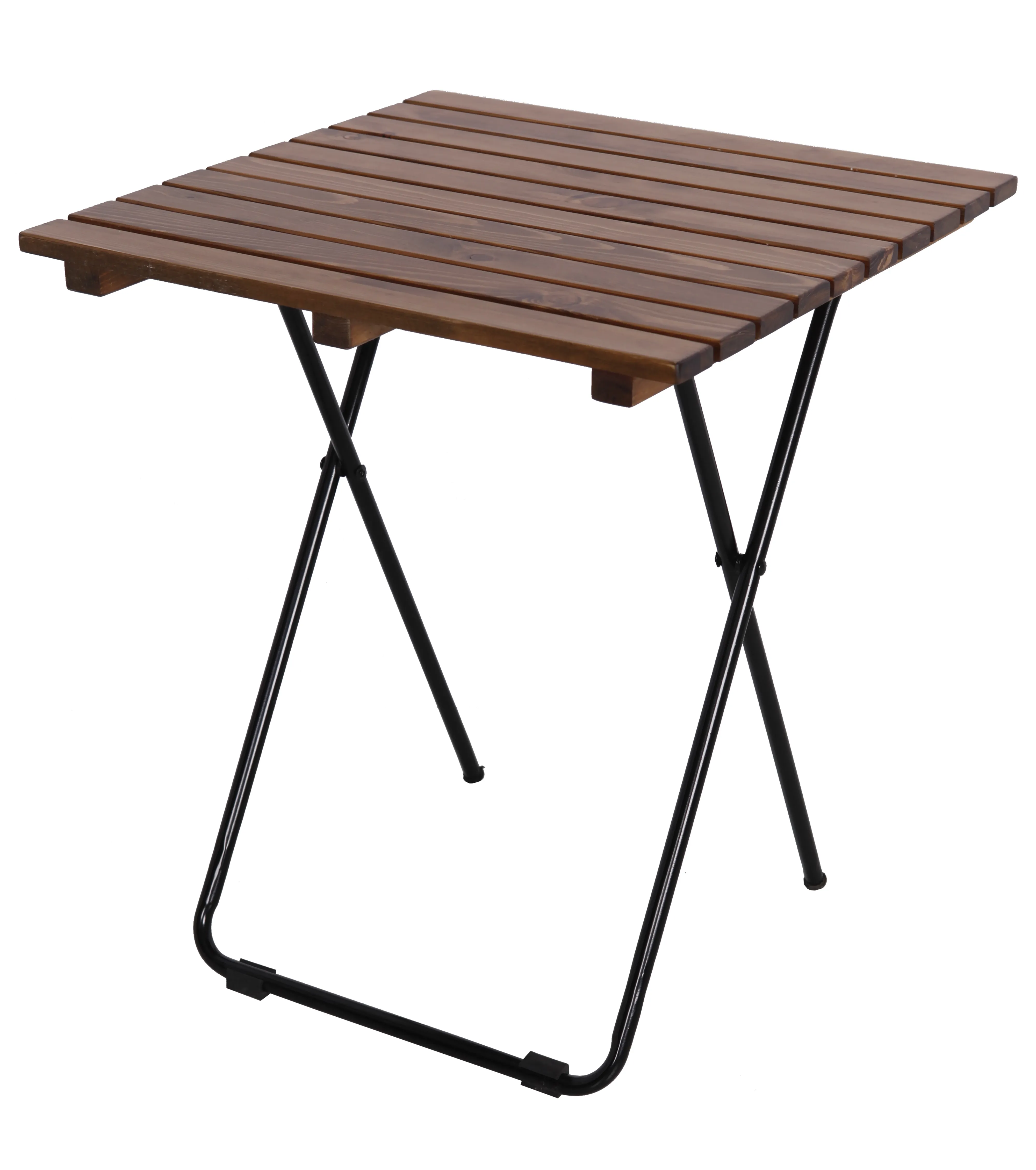 Venta al por mayor de madera mesa cuadrada portátil CAMPING al aire libre mesa plegable MESA DE