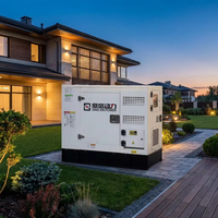 Générateur diesel portable super silencieux 20 kVA 30 kVA 50 kVA avec ATS pour l'alimentation de secours à domicile
