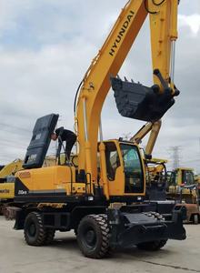 รถขุดไฮดรอลิกแบบล้อ Hyundai R210W-9 ขนาด 21 ตัน มือสอง สำหรับขาย - Product Image 3