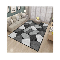 Z142 tapis de velours cristal tapis antidérapant doux inodore lavable tapis à poils courts facile à nettoyer pour salon chambre salle à manger