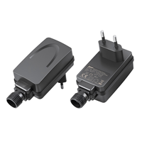Adaptateur d'alimentation étanche USA DOE CEC FCC 5W 6W 10W 12W 15W AC vers DC 5V 9V 12V 24V 500mA 12 Volts pour utilisation extérieure, connexion par fiche
