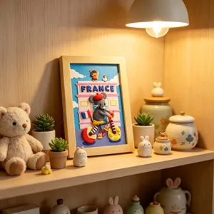 2026 New Arrival Ultra Light Air Dry <b>Clay</b> 3D Photo Frame Art Kit Kids Creative DIY <b>Modeling</b> <b>Clay</b> Craft Intellectual Toy - Product Image 3