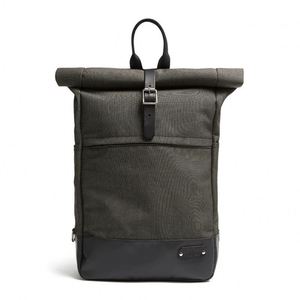 Muestra gratuita: Mochila enrollable personalizada con diseño de estampado negro para mujer, informal, deportiva, para portátil, para actividades al aire libre - Product Image 6