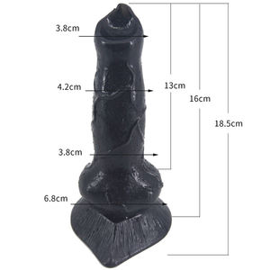 FAAK CHGD09 18.5cm Herramienta de Masaje Popular con Forma de Lobo, Pene Artificial de Animal, Juguetes Sexuales para Adultos, Tapón Anal, Consolador para Hombres y Mujeres - Product Image 5