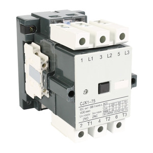 Contacteur AC CJX1-75 75A 3 pôles 3 phases, démarreur magnétique de moteur, <span class=keywords><strong>contact</strong></span> en alliage d'argent 40%, interrupteur de puissance industriel robuste - Product Image 4
