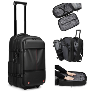 Chất lượng cao không thấm nước đa chức năng Xe đẩy ba lô Ngoài Trời USB sạc cổng chống trộm chân không nén Túi ba lô - Product Image 1