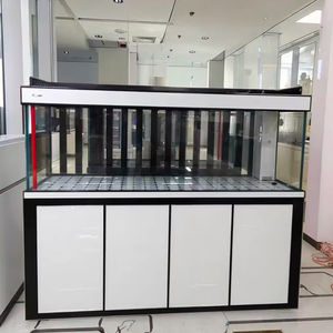 Akuarium Kaca Persegi Panjang Modern Ramah Lingkungan 500L 50W Kontrol Cerdas Senyap dengan Layar, Tangki Ikan untuk Ruang Tamu Ukuran Besar Sedang Kecil - Product Image 3