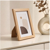 Cadre photo en bois minimaliste nordique personnalisé en gros, cadre photo de bureau, présentoir d'art en bois pour la décoration de la maison et du bureau
