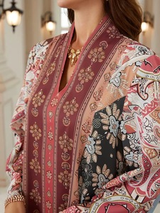 Robe Abaya Légère et Respirante en Polyester 2026 pour Femmes Musulmanes – Élégante, Longueur Cheville, Modeste – Idéale pour Mariages Printaniers, Fêtes de l'Aïd, Islam - Product Image 6